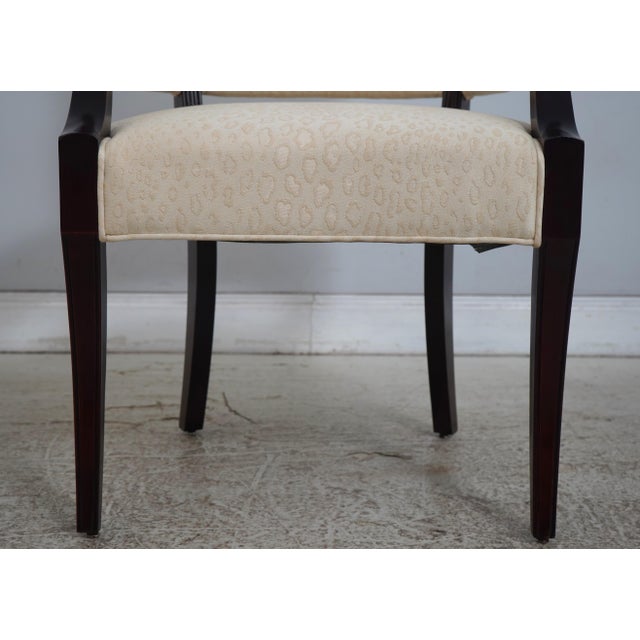 Brown Set of 6 Baker Barbara Barry Dining Chairs For Sale - Image 8 of 18