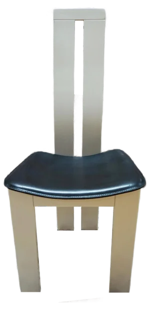 Black & White Italian Dining Chairs by Pietro Costantini for Ello, 1970s, Set of 8