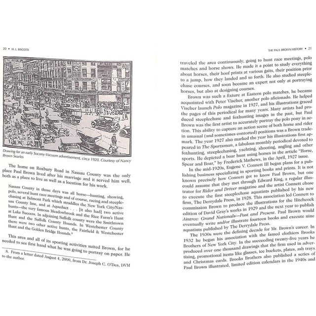 "Paul Brown: Master of Equine Art" 2001 Biscotti, M. L. For Sale - Image 16 of 17