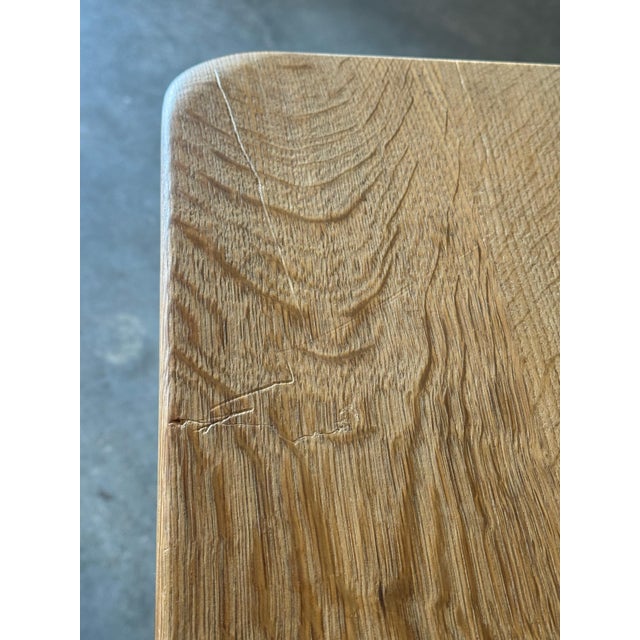 1960s Henning Kjaernulf Danish Quarter Sawn Oak Sideboard Cabinet Danish Modern, Attributed For Sale - Image 12 of 13