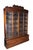 Victorian Monumental Antique Victorian Eastlake Walnut Bookcase Curio Display Cabinet Showcase For Sale - Image 3 of 14