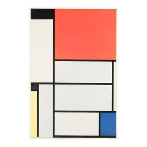 1991 After Piet Mondrian "Tablet No 1", Full-Color Parisian Print