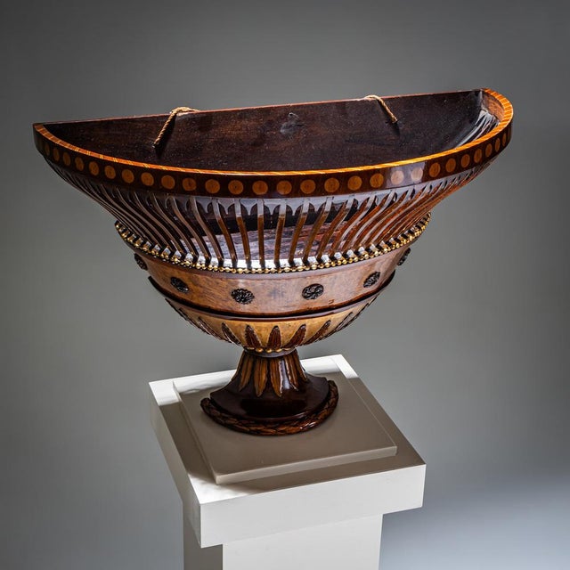 Wall-Mounted Flower Basket, 1800s For Sale - Image 11 of 12