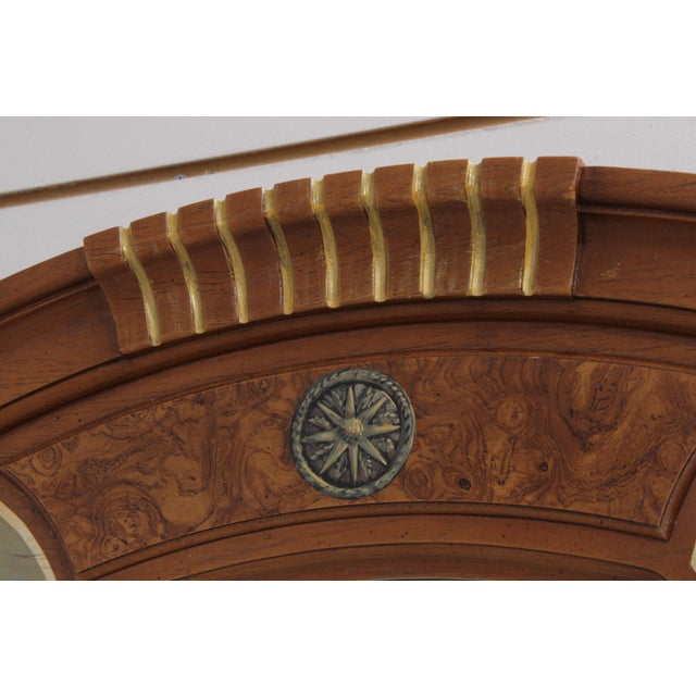 Drexel Heritage Drexel Heritage Neoclassical Trumeau Wall Mirror For Sale - Image 4 of 14