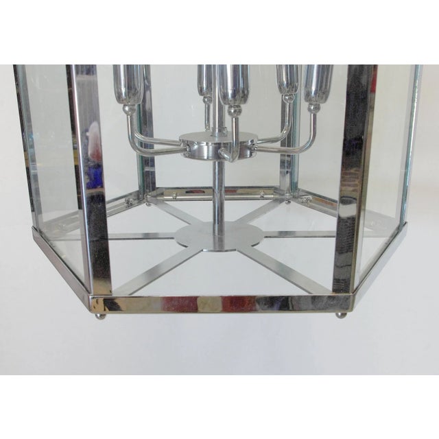 1990s Italian Modern Hexagonal Shaped Lantern, 1990's For Sale - Image 5 of 8