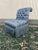 Traditional 1980s Blue Baker Parlor Chair For Sale - Image 3 of 8
