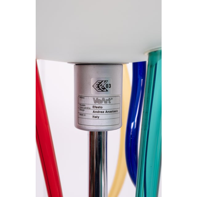 Glass Efesto Floor Lamps by Andrea Anastasio, 1990, Set of 2 For Sale - Image 7 of 10