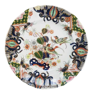 Antique Masons Dinner Plate in Chinoiserie Pattern
