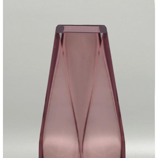 1960s Vintage Sommerso Murano Glass Vase by Flavio Poli, 1960s For Sale - Image 5 of 9