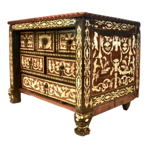17th Century Spanish Colonial Marquetry Varqueno Table Cabinet