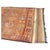 1960s Large handwoven vintage Moroccan Berber Tribal rug, nicely aged and faded with orange and blue cors.Midcentury...