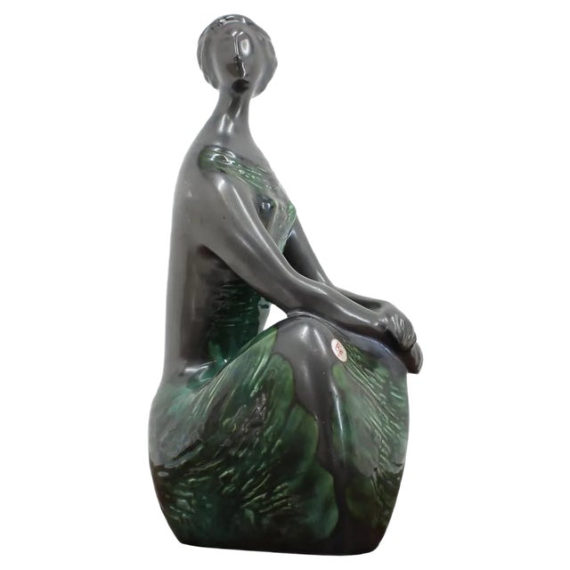 Mid-Century Sculpture by Jitka Forejtova for Keramos, 1960s For Sale