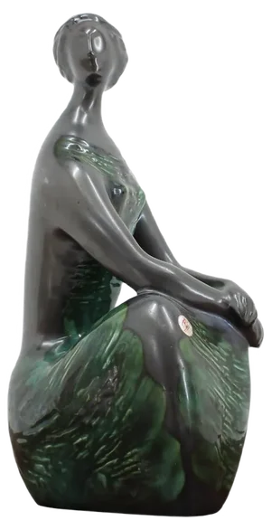 Mid-Century Sculpture by Jitka Forejtova for Keramos, 1960s