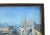 Blue Listed Artist Joseph Zeller Buildings & Meadow With Children Landscape Oil Painting W/ Frame For Sale - Image 8 of 13