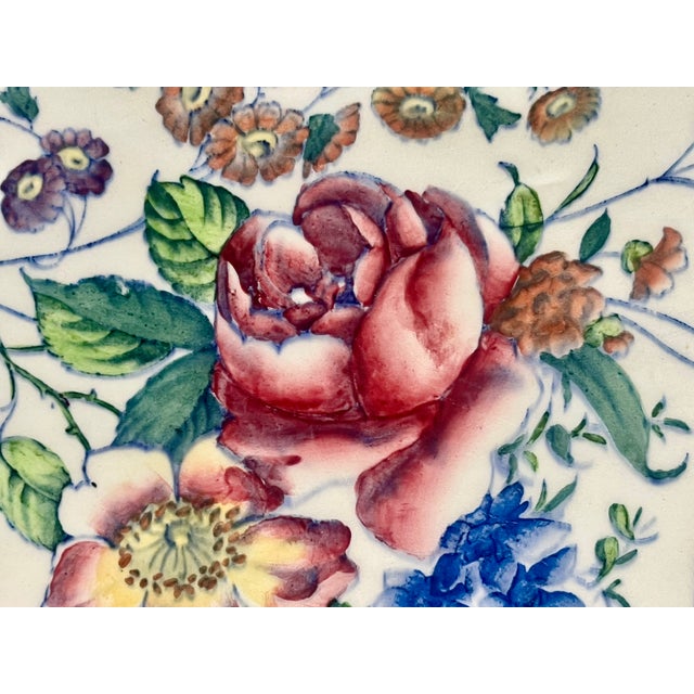 19th Century 19th C. English Cauldon Transferware Platter For Sale - Image 5 of 9