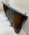 Wood Vintage Three Hook Wooden Pot Coat Rack For Sale - Image 7 of 8