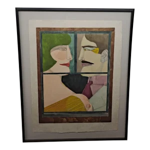 Richard Lindner (German American) 1901 - 1978 Lithograph Signed and Numbered 46/50