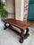 French Country Antique French Coffee Table Carved Oak Bench Baroque Window Hall Seat C1900. For Sale - Image 3 of 18