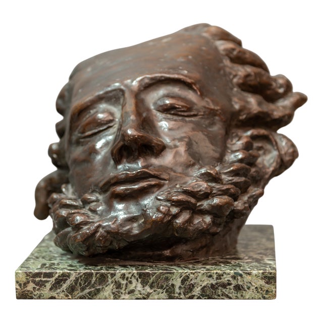 Elisabetta Mayo Daloisio, Figurative Sculpture, 1925, Bronze on a Marble Base For Sale