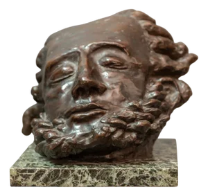 Elisabetta Mayo Daloisio, Figurative Sculpture, 1925, Bronze on a Marble Base