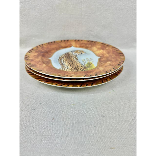 Vintage Lynn Chase Animal Plates- Set of 3 For Sale In New Orleans - Image 6 of 8