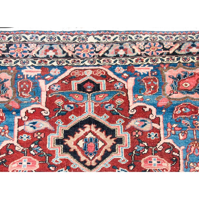 Mid 20th Century Persian Heriz Rug For Sale - Image 10 of 14