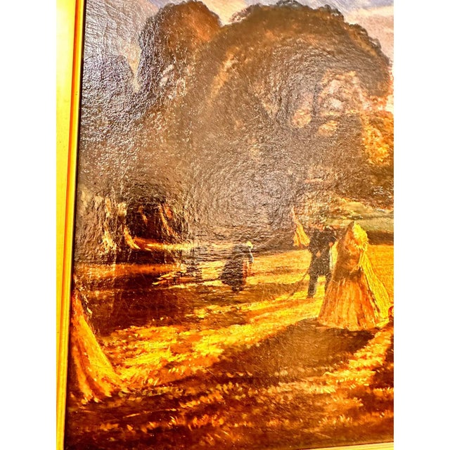 19th Century English Oil on Canvas For Sale - Image 4 of 12