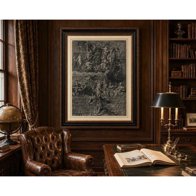 Allegory of Emperor Charles VI and the Habsburg Monarchy, 1720, Engraving For Sale - Image 12 of 13