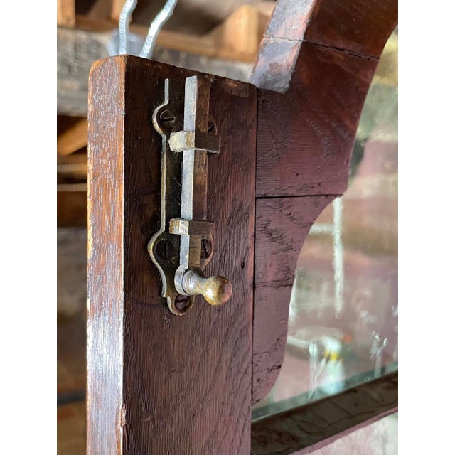 Early 19th Century English Burled Mahogany Glass Door China Cabinet For Sale - Image 12 of 12