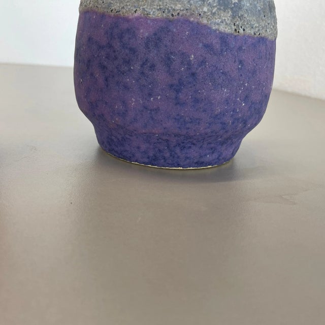 Pottery Fat Lava Vases in Purple-Red from Jopeko, Germany, 1970s, Set of 2 For Sale - Image 15 of 18