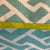 Palm Beach Style Custom Turquoise and Chartreuse Green Quadrille Aga Linen Roman Shade For Sale In New York - Image 6 of 10