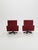 1950s Vintage Lounge Chairs in Leatherette, 1950s, Set of 2 For Sale - Image 5 of 11