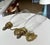 Pair Federal Style Sheild Back Brass Candle Wall Sconces For Sale - Image 9 of 18