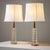 Brass Mid-20th Century Glass and Brass Table Lamps by Carl Fagerlund for Orrefors - Pair For Sale - Image 8 of 13