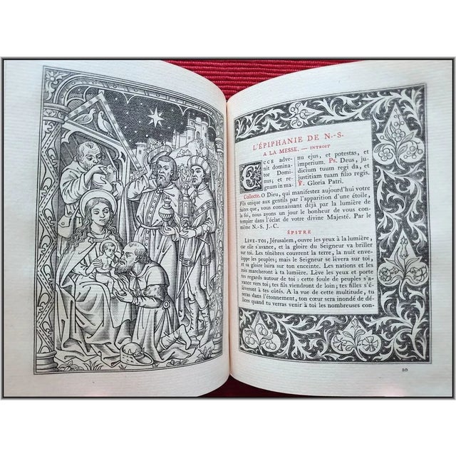 (1885) Boxed Roman "Book of Hours" With Noble Provenance - Illustrated Antique Devotional Christian Bible Art For Sale - Image 15 of 18