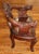 Late 19th Century Antique Late 19th Century Meiji Japanese Dragon Carved Chair For Sale - Image 5 of 7