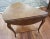 Mid-Century Modern John Widdicomb 2 Tier Drop Leaf Walnut Bookmatched Top Accent Table For Sale - Image 3 of 10
