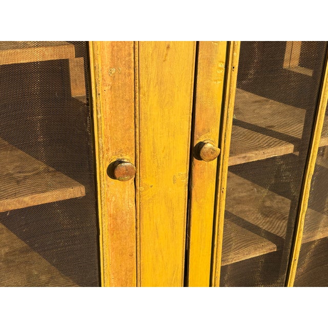 Mid 19th C. American Pie Safe / Cabinet With Exceptional Paint Finish For Sale - Image 17 of 17