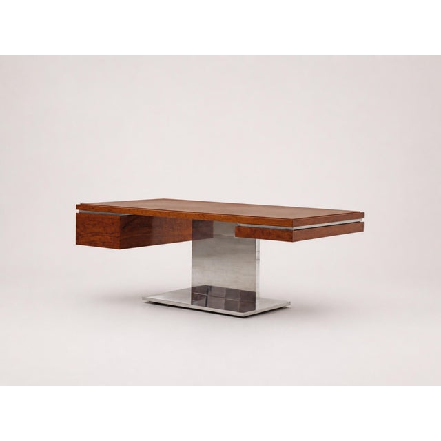 Lehigh Leopold Warren Platner Executive Desk For Sale - Image 4 of 13