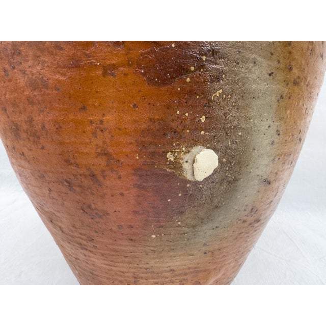 Antique French Stoneware Vinegar Jar / Floor Vase, Poitou, C. 1900 For Sale - Image 13 of 18