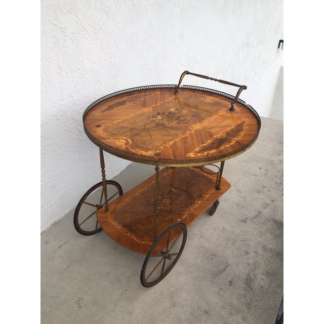 Vintage Italian Beverage Cart/Rolling Table Chairish