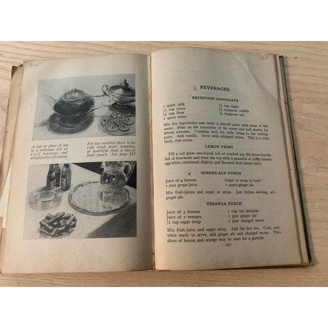 Paper 1929 New Delineator Recipe Cook Book Hc 1st Edition American Culinary History For Sale - Image 7 of 16