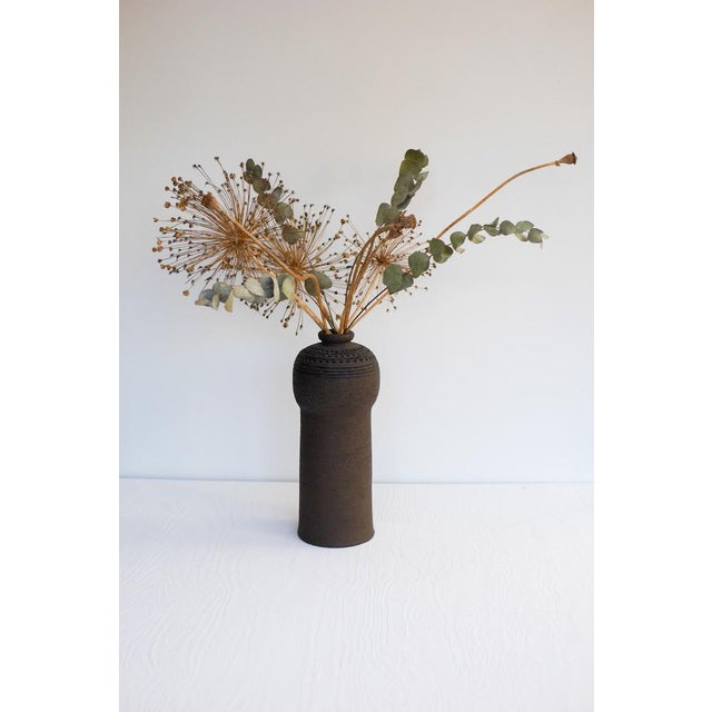 Brutalist Art Ceramic Vase by Inger Persson for Rörstrand For Sale - Image 10 of 15