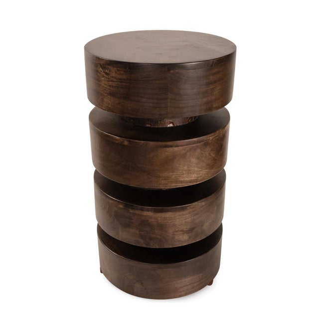 Kenneth Ludwig Chicago Forge Tier Accent Table Small For Sale - Image 4 of 11