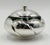 1960s 1960s Los Castillo Taxco Silver Plate & Malachite Lidded Bowl, Mexican Modernism For Sale - Image 5 of 18