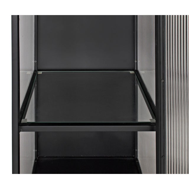 NOIR Chandler Tall Cabinet, Black Iron For Sale - Image 9 of 10