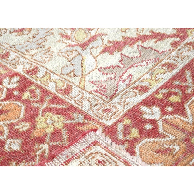 1940s Turkish Oushak Rug For Sale - Image 4 of 7