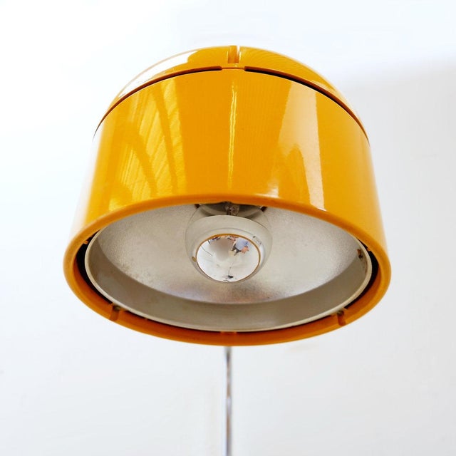 Space Age Yellow Wall Lamp by Arnold Berges for Staff Germany, 1970s For Sale - Image 3 of 17