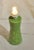 Mid-Century Modern Light Green Secle Lamp For Sale - Image 3 of 8