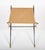 Maison Jansen Pair Maison Jansen Style Polished Steel and Brass X-Stools With Leather Seats For Sale - Image 4 of 7